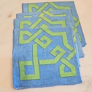 Vintage linen napkins set of 4